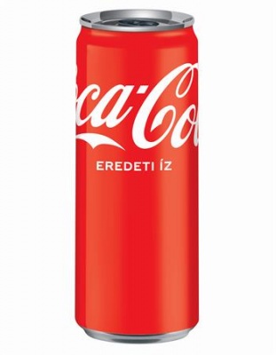 Üdítőital, szénsavas, 0,33 l, dobozos, COCA COLA